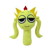 9.8in Sprunki Plush,Sprunki Toys Variant Model,Soft Stuffed Animal Pillow Figure Doll Holiday Birthday Gifts for Adult Kids,Yellow-B